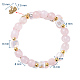 Two Loops Fashion Wrap Bracelets BJEW-JB04689-03-4