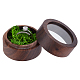 Spalte Holz-Fingerring-Box CON-WH0089-18-1