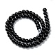 Natural Black Onyx Beads Strands G-Z024-02C-3