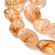 Природный цитрин бисер нитей G-P601-A13-03-4