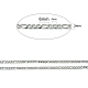 304 Edelstahl figaro Ketten CHS-L015-17-2