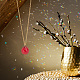 8PCS Crystal Hanging Suncatchers 4 Colors with Glass Light Teardrop Pendant Decorations Suncatchers Car Rearview Mirror Pendants for Indoors Outdoor Wedding Corridor Window Garden Decor HJEW-PH01772-6