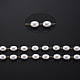 304 cadenas de perlas de imitación de plástico abs y acero inoxidable CHS-S008-015G-4