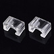 Transparent AS Plastic Base Buckle Hair Findings FIND-T064-012-2