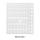 3D Self-Adhesive Nail Sticker Decals MRMJ-R090-60-DP3211-2