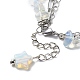 Star Opalite Beads Multi-strand Bracelets BJEW-JB08752-3