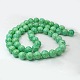 Painted Glass Round Beads X-DGLA-R005-16mm-11-1