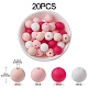 Food Grade Eco-Friendly Silicone Focal Beads SIL-YW0001-13A-3