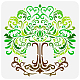 Fingerinspire Baum des Lebens-Schablone DIY-WH0391-0383-1
