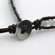 Fashion Triple Wrap Bracelets BJEW-J057-M-4