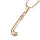 304 Stainless Steel Pendant Necklaces NJEW-N0071-43G-1