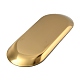 ステンレス製トレイ201個  収納トレー  化粧品ジュエリーオーガナイザー  オーバル  ゴールドカラー  22.6x9.07x0.87cm STAS-H137-02G-2