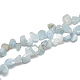 Chapelets de perles en aigue-marine naturelle G-S316-41-1
