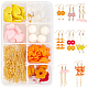 Sunnyclue 183 piezas kits de fabricación de pendientes estilo flor diy DIY-SC0015-48-1