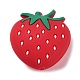 Strawberry Food Grade Eco-Friendly Silicone Focal Beads SIL-K003-01A-1