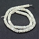 Naturelles perles pierre de lune blanc brins G-P342-03-6x3mm-2