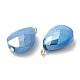 Imitation Jade Glass Pendants KK-Q777-02G-02-2
