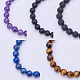 Sunnyclue эластичные браслеты из бусин из натуральных драгоценных камней BJEW-SC0001-01-5
