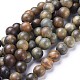 Chapelets de perles en bois de santal naturelles WOOD-F008-02-B-1