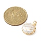 Colgantes de perlas keshi de perlas barrocas naturales PALLOY-JF02136-4