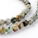 Natural African Turquoise(Jasper) Bead Strands G-H050-4mm-3