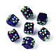 Perles vernissées manuelles&nbsp;LAMP-N038-04B-1