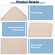 フェルトインサートバッグボトム  クッションパッド  長方形  キャメル  25x13x0.45cm&nbsp;DIY-WH0308-167B-01-4