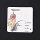 Quadratische Haarspangen-Anzeigekarten aus Papier DIY-B061-01B-05-3