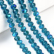 Chapelets de perles en verre électroplaqué EGLA-A034-T10mm-L25-4