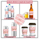 Pegatinas adhesivas para etiquetas de botellas DIY-WH0520-008-5