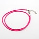 Waxed Cord Necklace Making MAK-F003-02-1