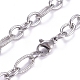 304 Stainless Steel Figaro Chains Necklaces NJEW-G340-06P-1