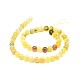 Chapelets de perles en opale jaune naturelle G-F674-07AB-8mm-2