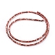 Natürliche rote Jaspis Perlen Stränge G-G783-16-2