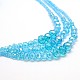 Collane di perle di vetro Lariat NJEW-O059-04I-4