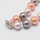 Bracciali di perle di vetro BJEW-K110-05-2