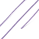 ラウンドワックスポリエステル糸ストリング  マイクロマクラメコード  ツイストコード  革縫い用  インディゴ  0.55mm  約131.23ヤード（120m）/ロール YC-D004-02C-059-3