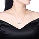 925 Sterling Silver Pendant Necklaces EJEW-BB32281-B-3