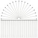 PandaHall Elite 400Pcs 304 Stainless Steel Ball Head Pins for Craft Jewelry Making STAS-PH0004-92-1