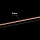 Benecreat 丸型アルミ線  ミックスカラー  12ゲージ  2mm  5.8 m /ロール  6色  1ロール/カラー  6のロール/セット AW-BC0003-28-2.0mm-3