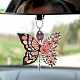 Decorazione pendente in acrilico angelo farfalla colorata RJEW-E007-03P-07-1
