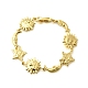 Латунь ссылка браслеты для женщин BJEW-C118-01G-5