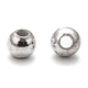 Perles rondes acryliques de placage en plastique X-PACR-L003-4mm-S-5