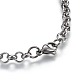 304 Stainless Steel Rolo Chain Necklaces NJEW-F242-12P-D-3