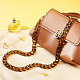 Anses de sac en chaîne gourmette en acrylique à motif imprimé léopard FIND-WH0120-04C-5