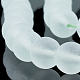 Pastèque verte perles de verre en pierre brins G-T106-318-2