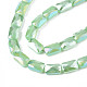 Chapelets de perles en verre électroplaqué EGLA-N002-25-E01-3