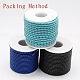Eco-Friendly Braided Leather Cord WL-E018-3mm-18-3