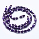 Chapelets de perles en verre électroplaqué EGLA-P034-S-3