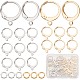 CREATCABIN 60Pcs 2 Color 304 Stainless Steel Leverback Earring Findings DIY-CN0002-52-1